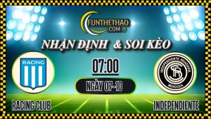 Nhận định Racing Club vs Club Atlético Independiente – Soi kèo Liga Profesional hôm nay (07/10/2025)
