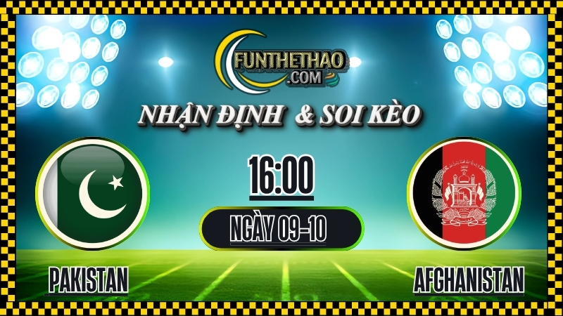 Nhận định Pakistan vs Afghanistan – Soi kèo AFC Asian Cup hôm nay (09/10/2025)