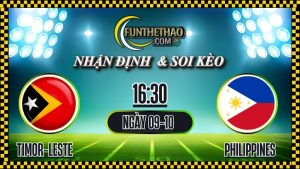 Nhận định Timor-Leste vs Philippines – Soi kèo AFC Asian Cup 2027 hôm nay (09/10/2025)