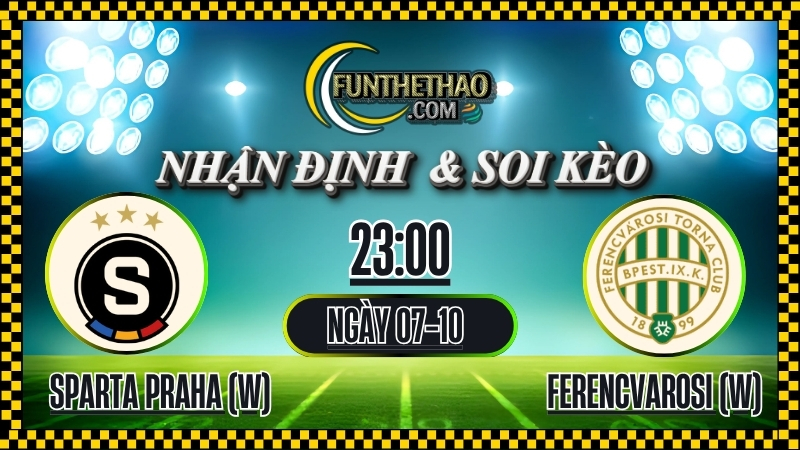 Nhận định Sparta Praha vs Ferencvarosi 07/10 – Soi kèo Cúp C2 Nữ